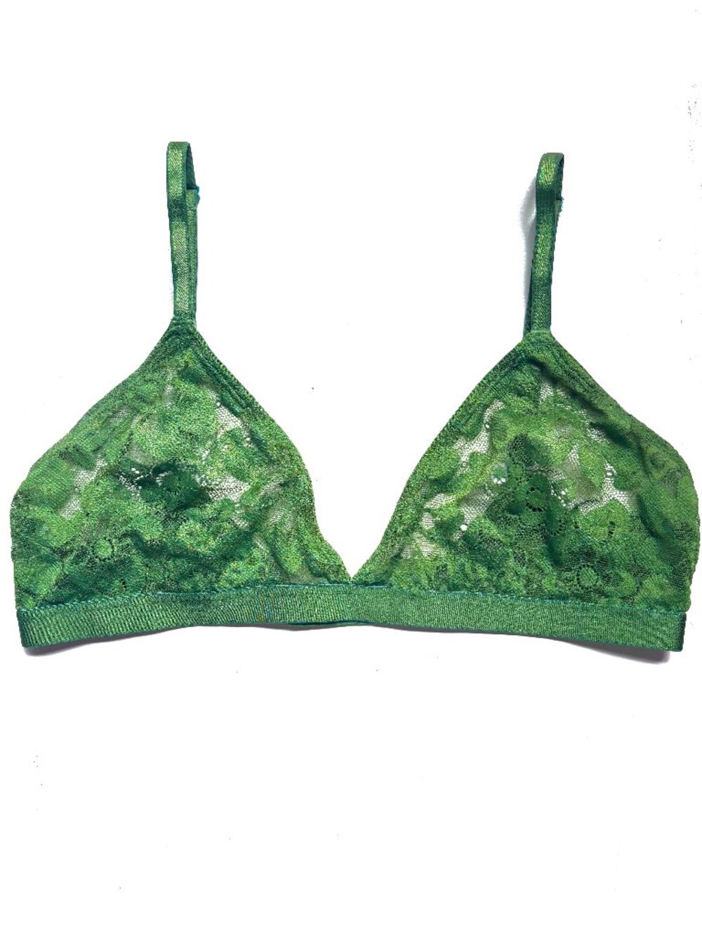 PARADE Green Lace Triangle Bralette Recycled Nylon‎ Lingerie Top Size M